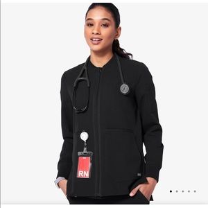 NWT FIGS Bellerophon Bomber Scrub Jacket